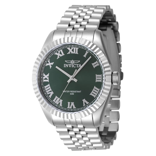 Invicta Women's 47398 Specialty Quartz 3 Hand Green Dial Watch
