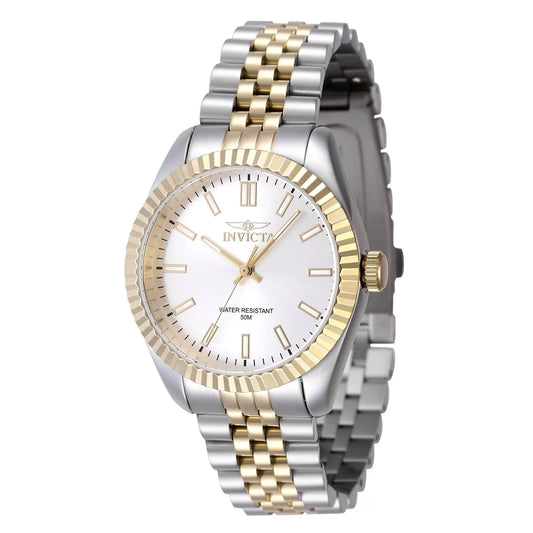 Invicta Women's 47500 Specialty Quartz 3 Hand Silver Dial Watch