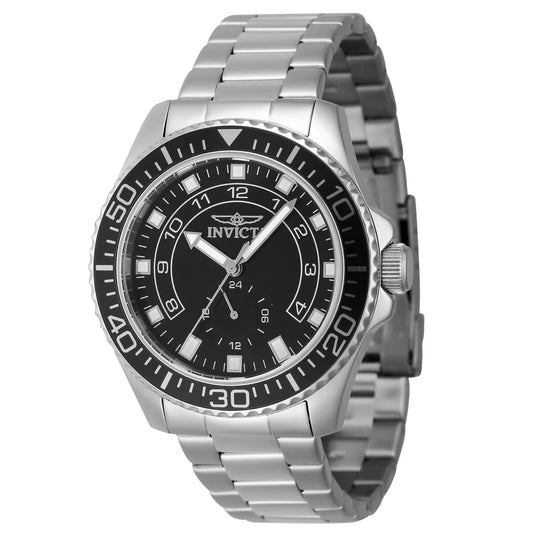 Invicta Men's 47125 Pro Diver Quartz Multifunction Black Dial Watch