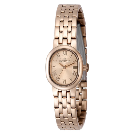 Invicta Women's 48141 Angel Quartz 3 Hand Rose Gold Dial Watch