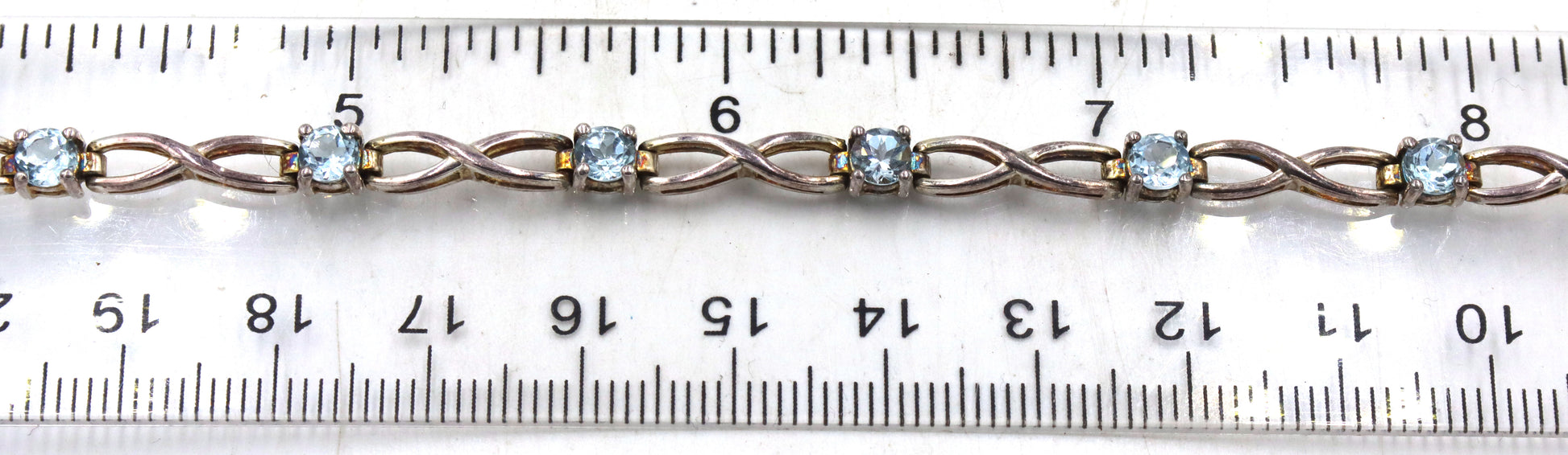 Group of 10 vintage 925 sterling silver bracelets