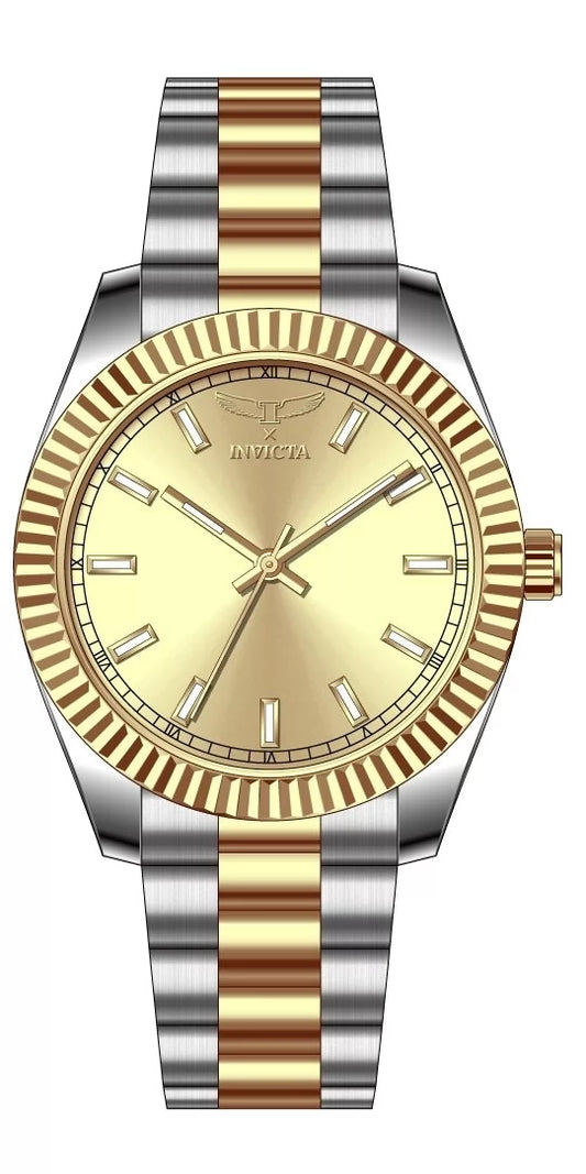 Invicta Men's 69009 Specialty Quartz PC21S Copper Dial Watch