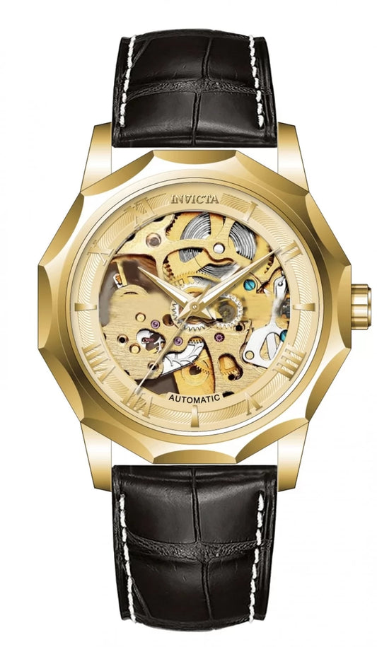 Invicta Men's 69123 Objet D Art Automatic LG0801B Gold Dial Watch