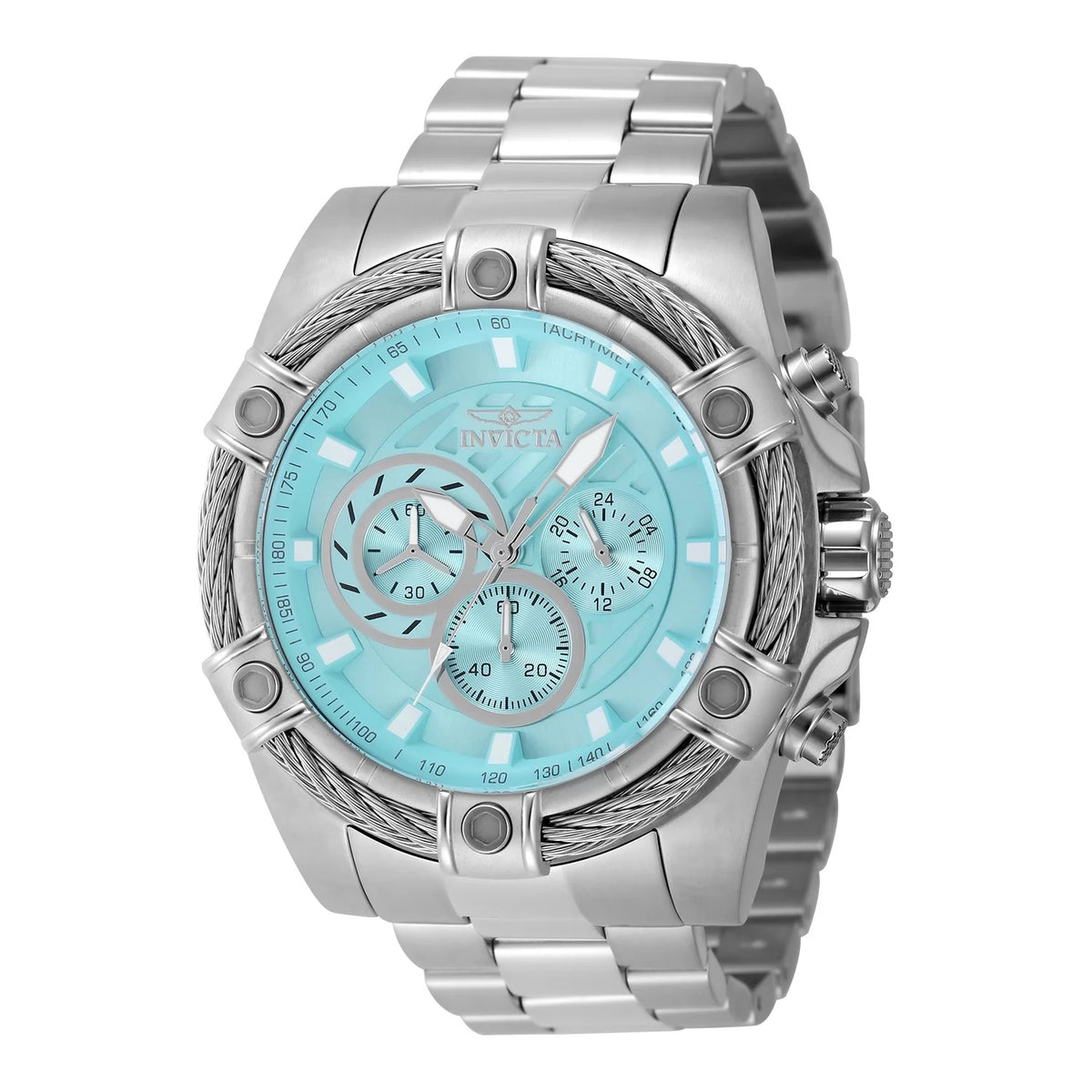 Invicta Men's 48865 Bolt Quartz VD54 Light Blue Dial Watch