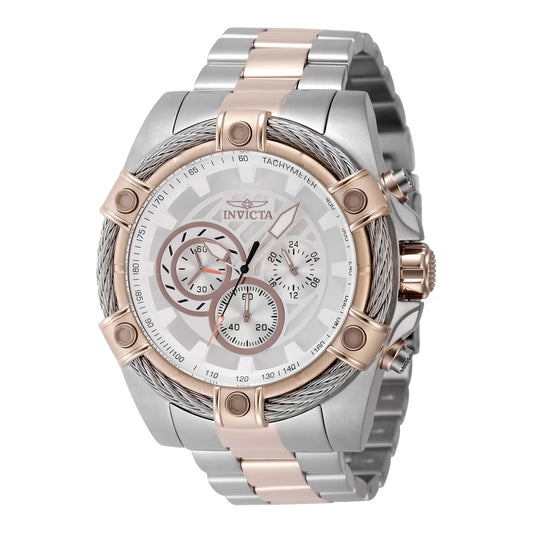 InvictaMen's 48869 Bolt Quartz VD54 Silver Dial Watch