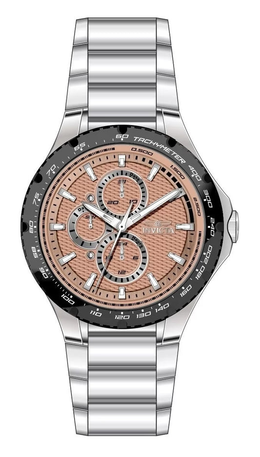 Invicta Men's 50102 Aviator Quartz VH67 Pink Dial Watch