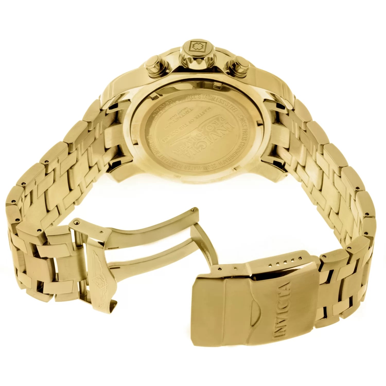 Invicta Men's Pro Diver  Quartz Chronograph Gold Dial Watch
