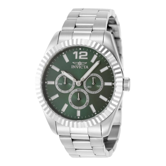Invicta Men's 49514 Specialty  Quartz Chronograph Green Dial Watch
