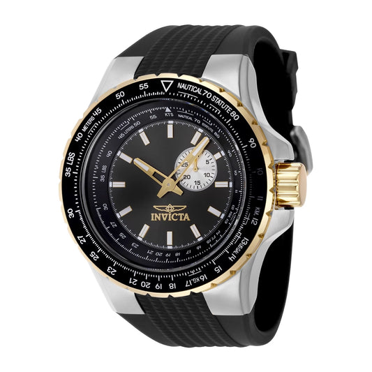 Invicta Men's 49718 Aviator Quartz VD72 Gunmetal Dial Watch