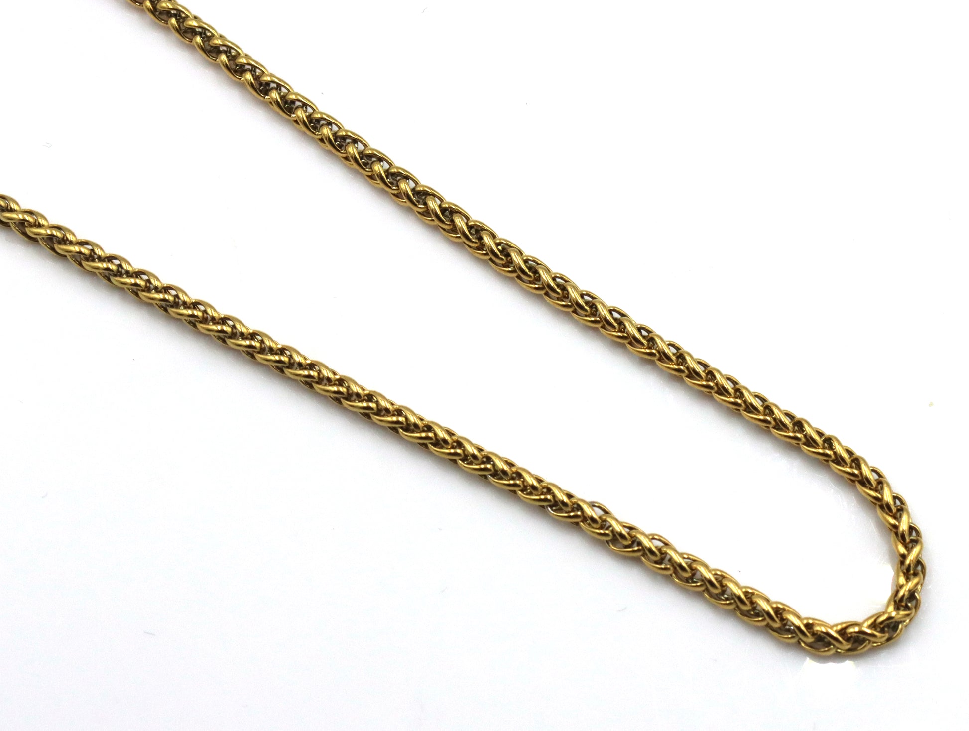 Stainless steel popcorn chain necklace