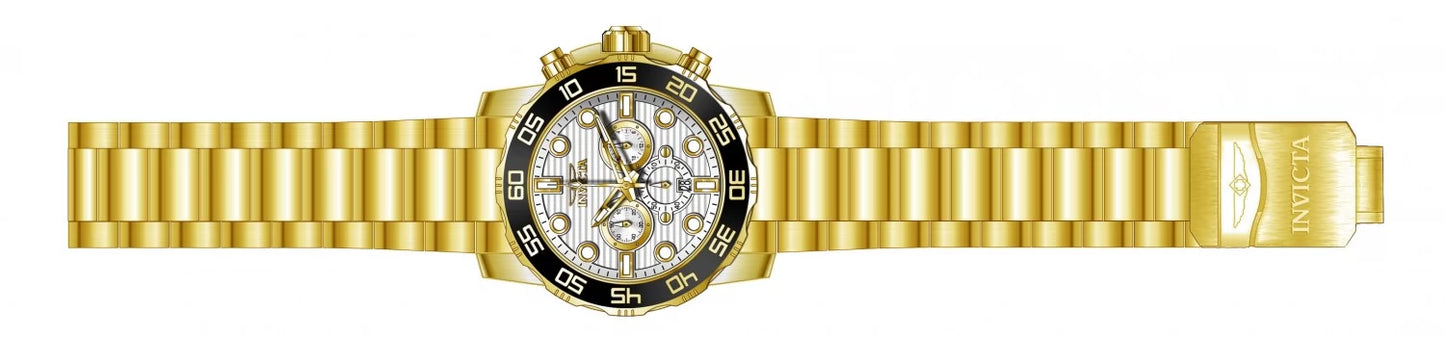 Invicta Men's Pro Diver Quartz Chronograph Silver Dial Watch