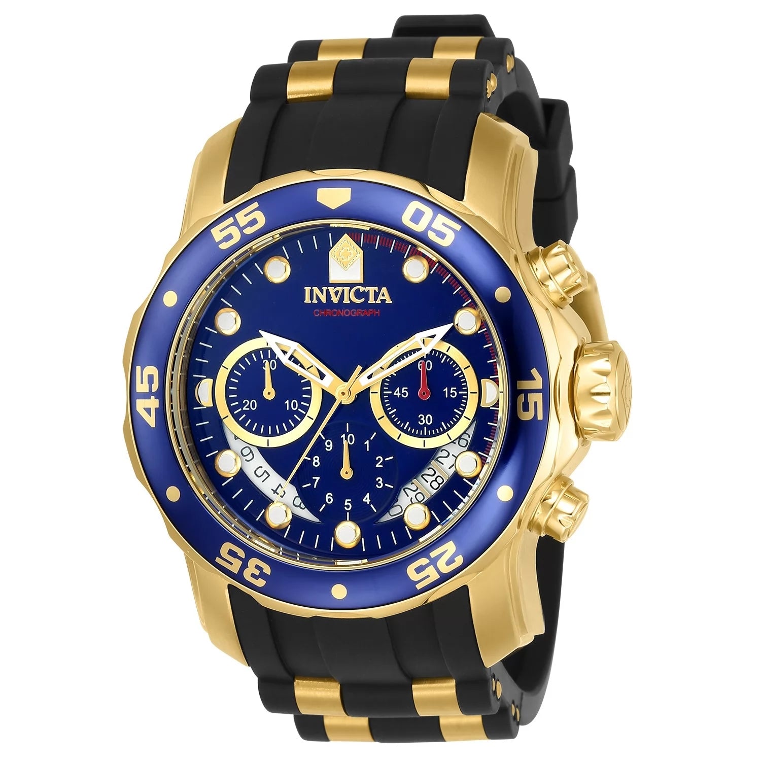 Invicta Men's Pro Diver Quartz Multifunction Blue Dial Watch