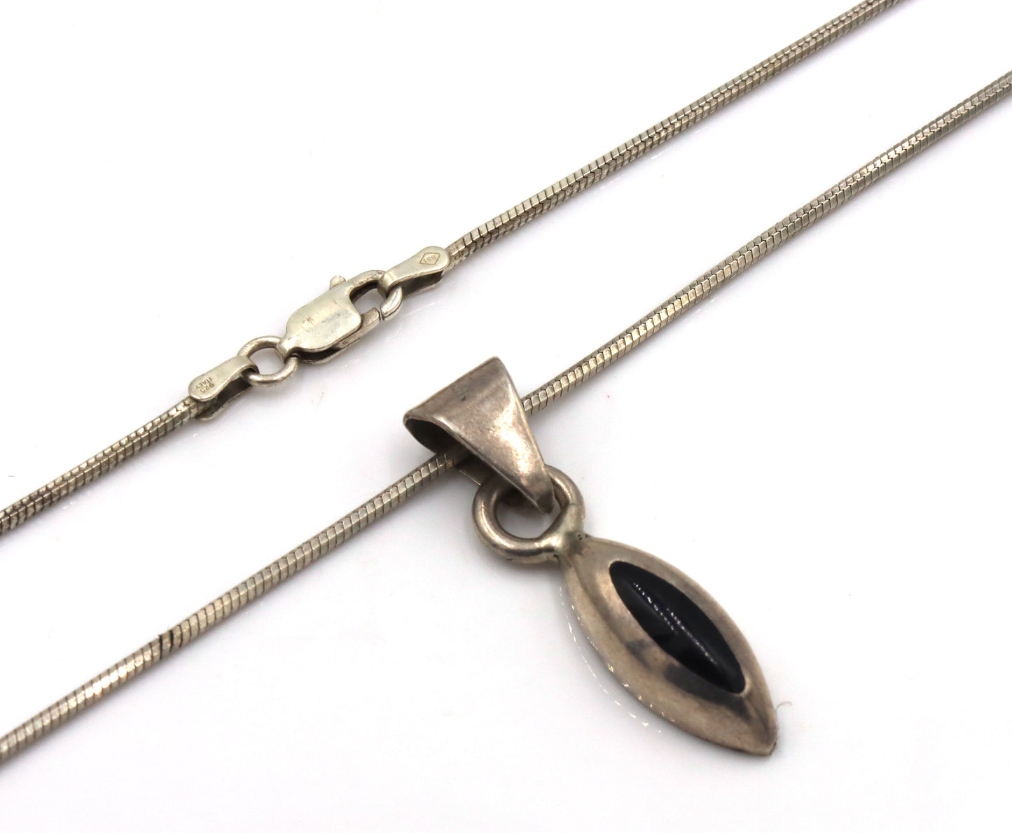 Vintage 925 sterling silver group lot of 6 vintage 925 sterling silver necklaces