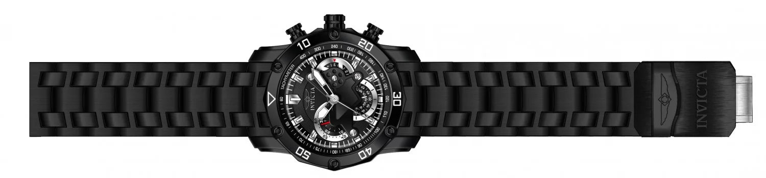 Invicta Men's Pro Diver Quartz Multifunction Black Dial Watch