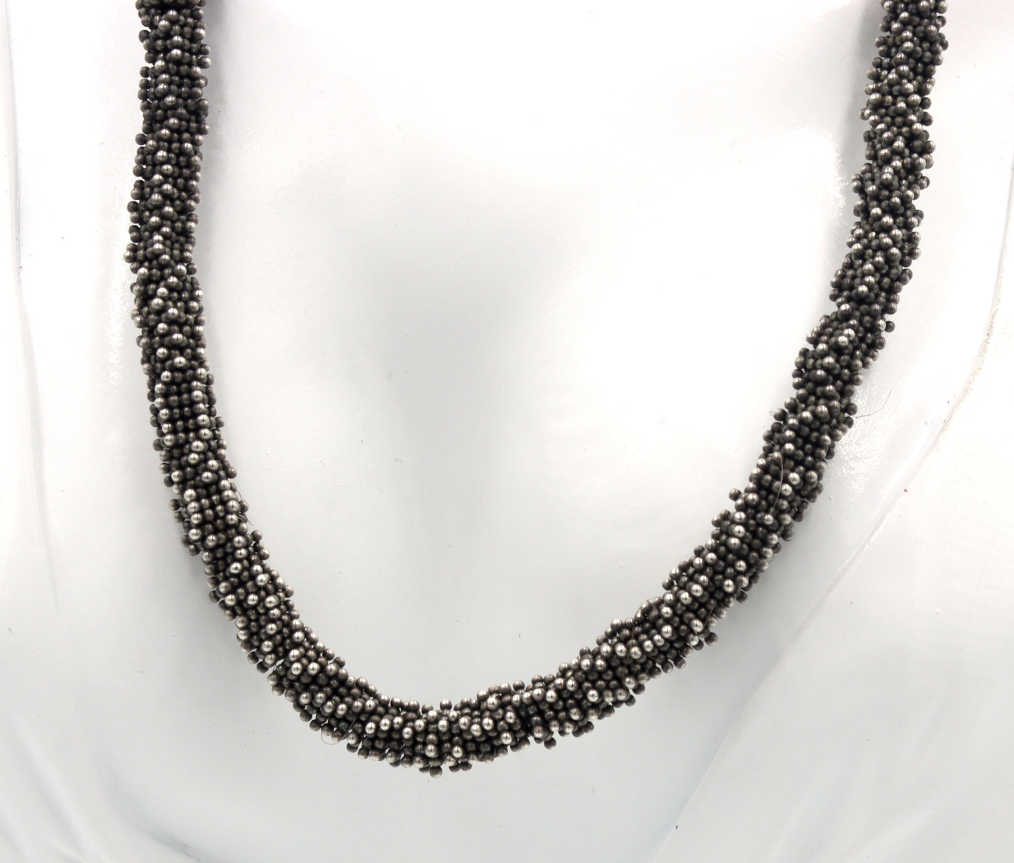 Micheal Dawkins beaded necklace with pearl toggle clasp