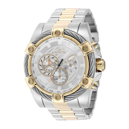 Invicta Men's 49746 Bolt Quartz VD54 Silver Dial Watch