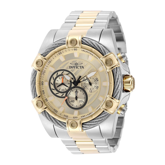 Invicta Men's 49747 Bolt Quartz VD54 Gold Dial Watch