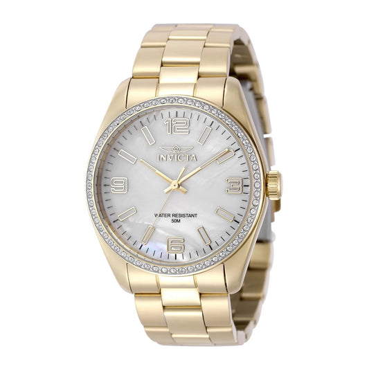 InvictaWomen's 50131 Specialty Quartz PC21 White Dial Watch