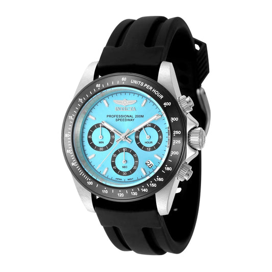 Invicta Men's 50490 Speedway Quartz VD53 Light Blue Dial Watch
