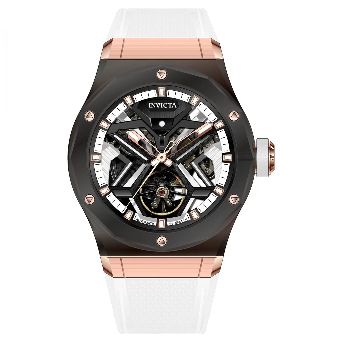 Invicta Men's 70112 Celestial Mechanical JH3106 Steel Dial Watch