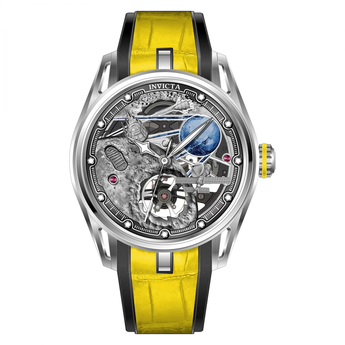 Invicta Men's 70088 Celestial Mechanical 8215 Steel Dial Watch