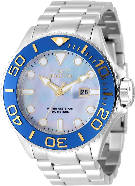 Invicta Men's 49157 Grand Diver Quartz PC32 Platinum Dial Watch