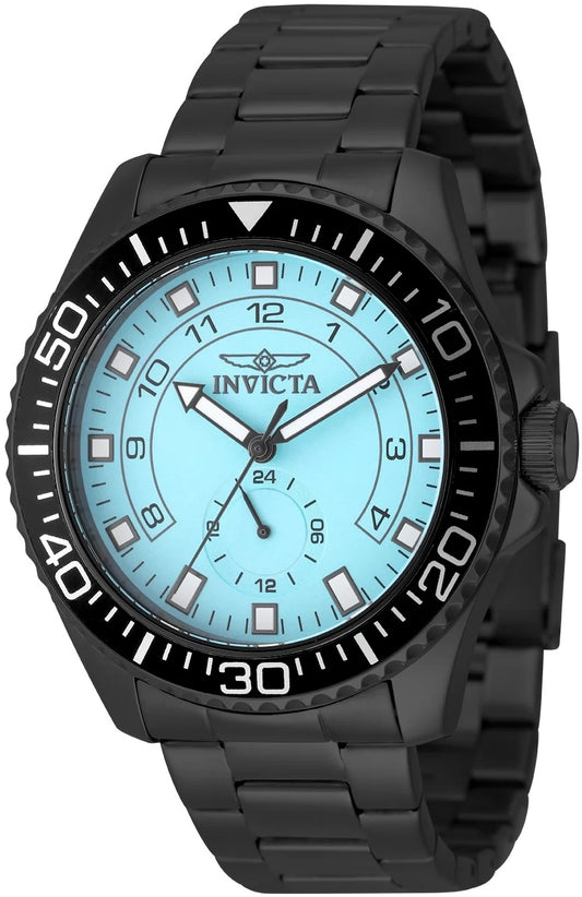 Invicta Men's 50566 Pro Diver Quartz VH60 Tiffany Blue Dial Watch