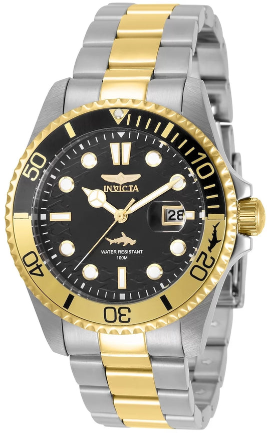 Invicta Men's 30944 Pro Diver Quartz 3 Hand Black Dial Watch