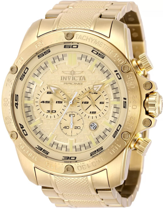 Invicta Men's 50322 Speedway Quartz VD53 Gold Dial Watch