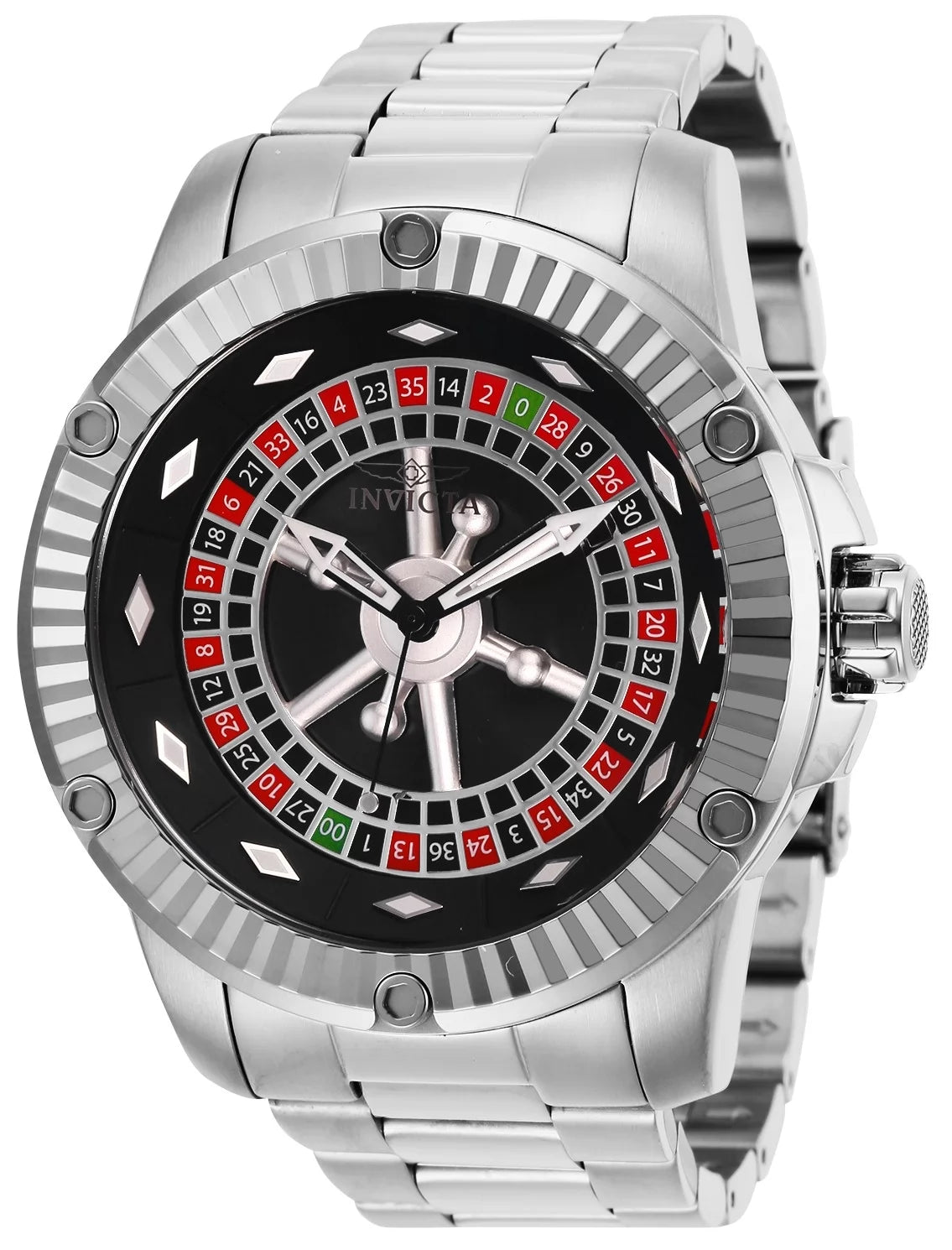 Invicta Men's Specialty Los Angeles Dodgers Automatic 3 Hand Black Dial Watch