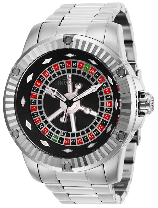 Invicta Men's Specialty Los Angeles Dodgers Automatic 3 Hand Black Dial Watch