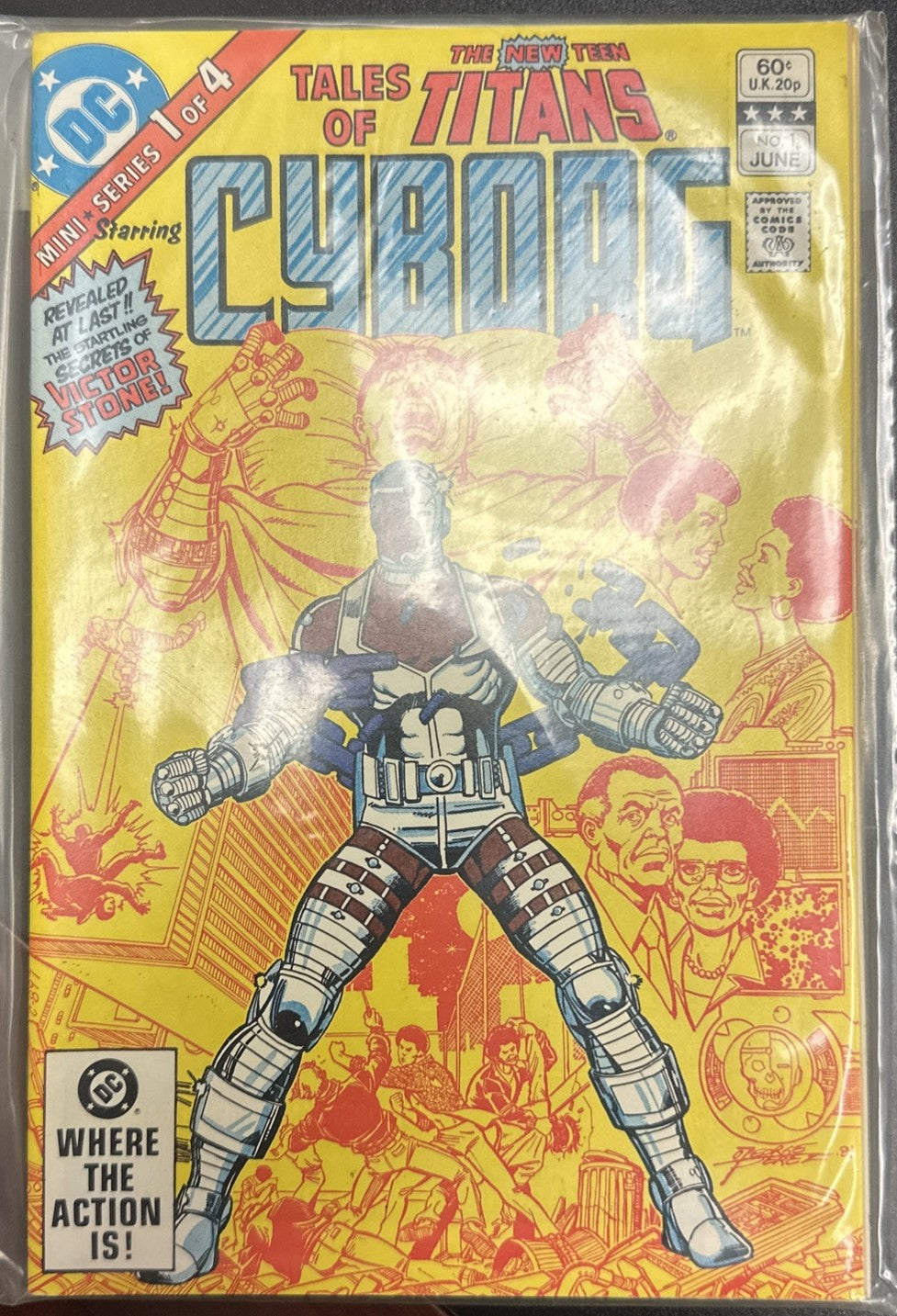 Vintage Comic Book & Advertising Insert Lot Featuring Iron Man, Luke Cage, Cyborg, Mandrake & More –