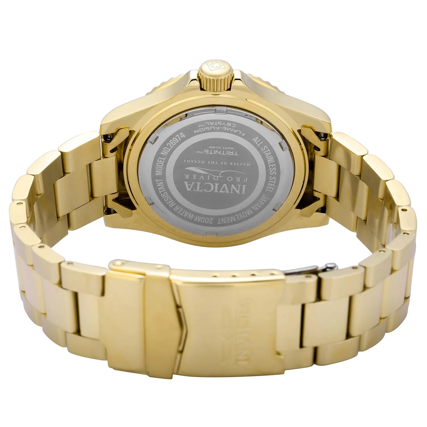 Invicta Mens Pro Diver Quartz 3 Hand Blue Dial Watch