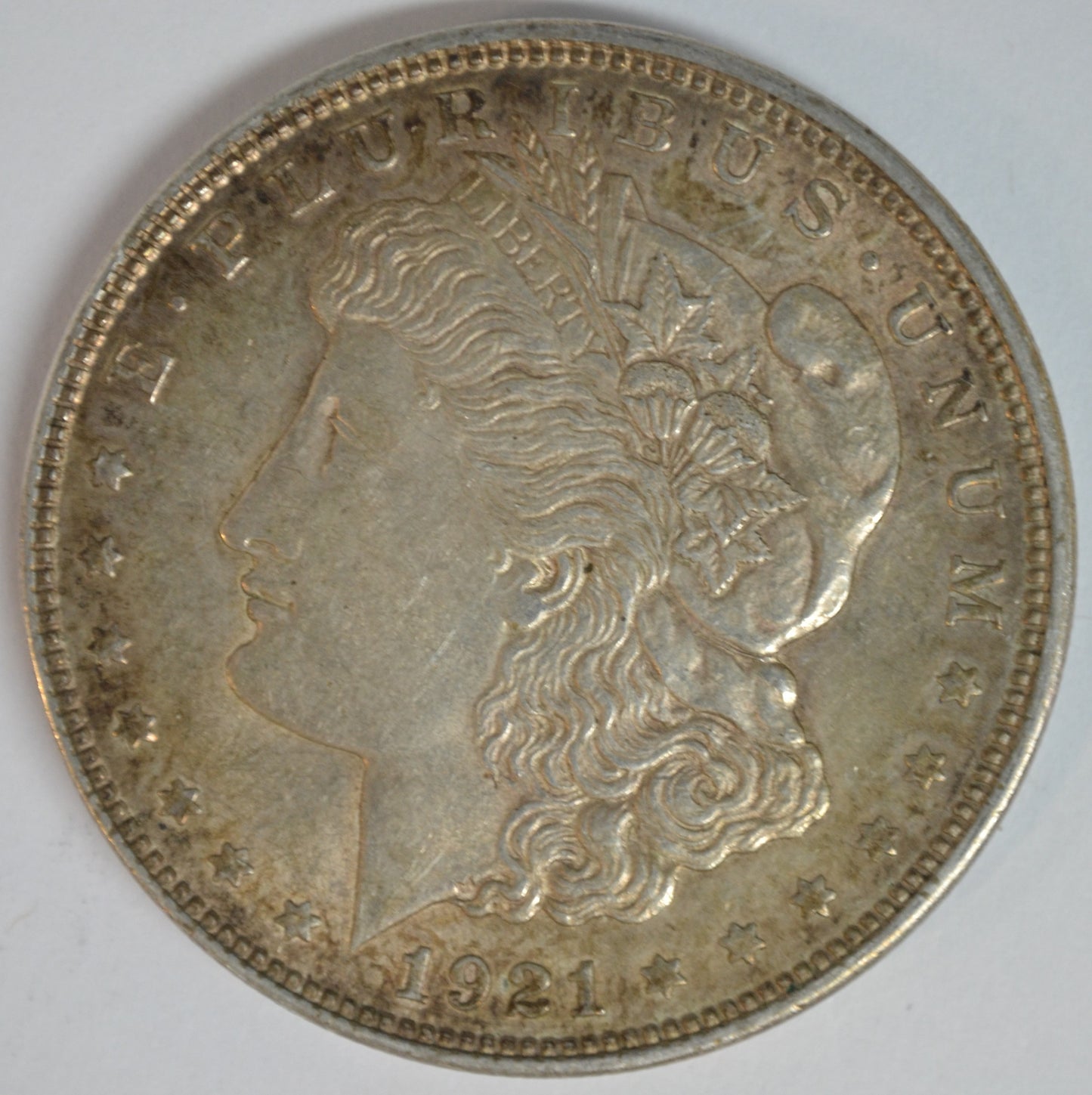 1921 Morgan Silver Dollar Philadelphia Mint Better Circulated Example 90% Silver
