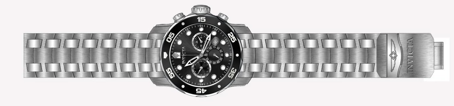 Invicta Men's Pro Diver Quartz Chronograph Black Dial Watch