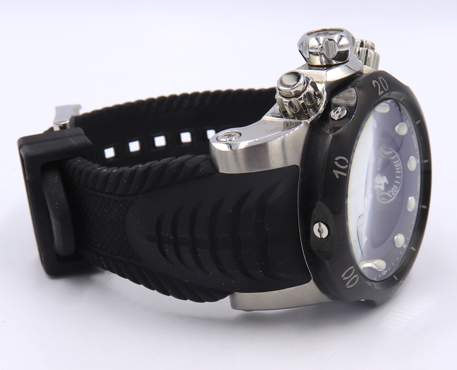 Invicta Reserve Venmo Quartz Swiss Chronograph Black Dial Watch
