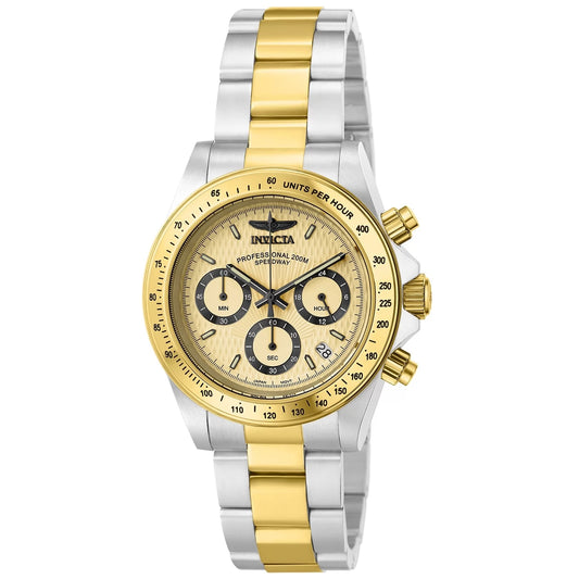 Invicta Men's 14930 Speedway Quartz Multifunction Gold Dial Watch