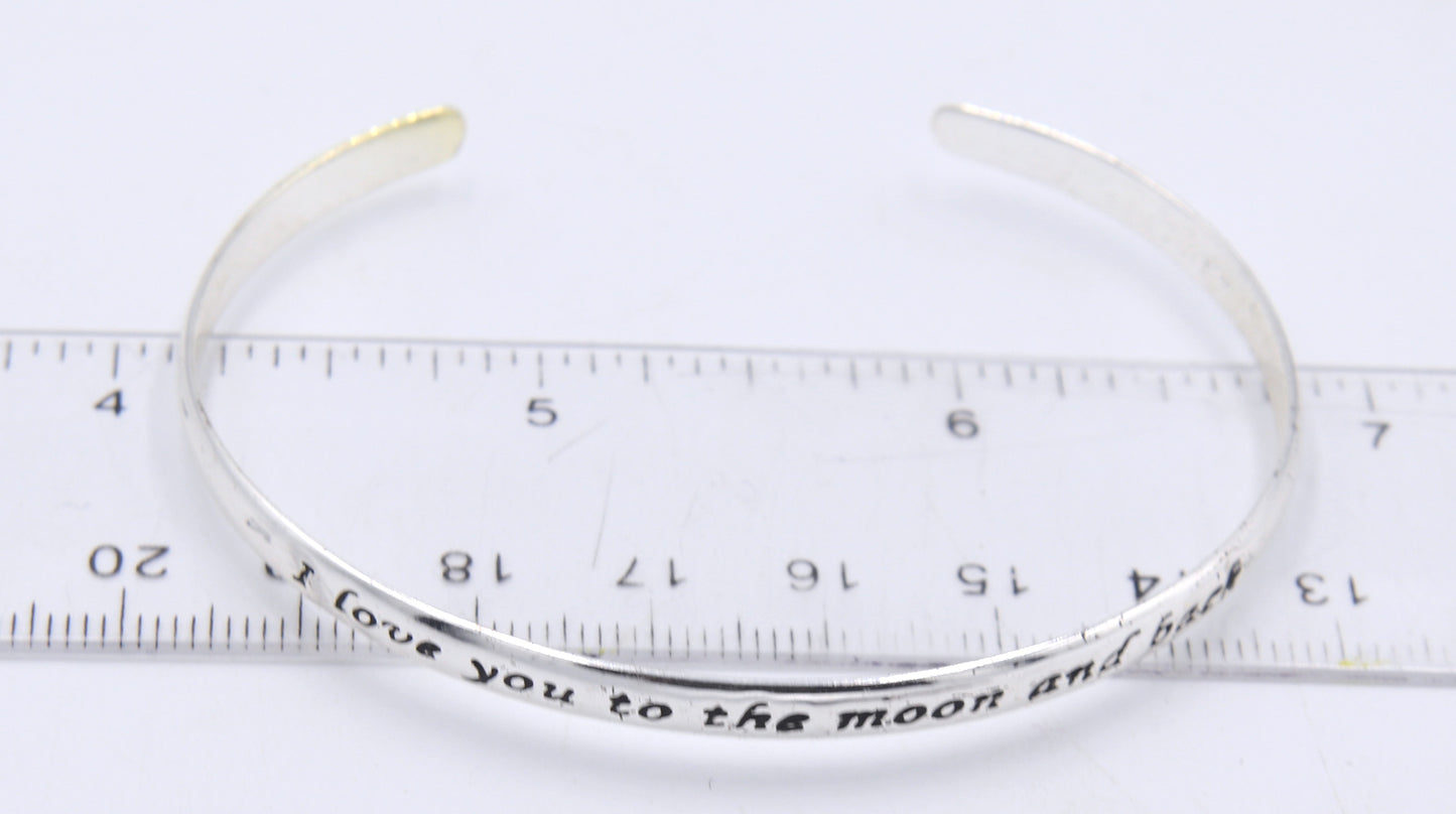 Group lot of vintage 925 sterling silver bangles