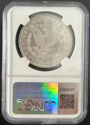 1884-O Morgan Silver Dollar NGC MS 63 New Orleans Mint