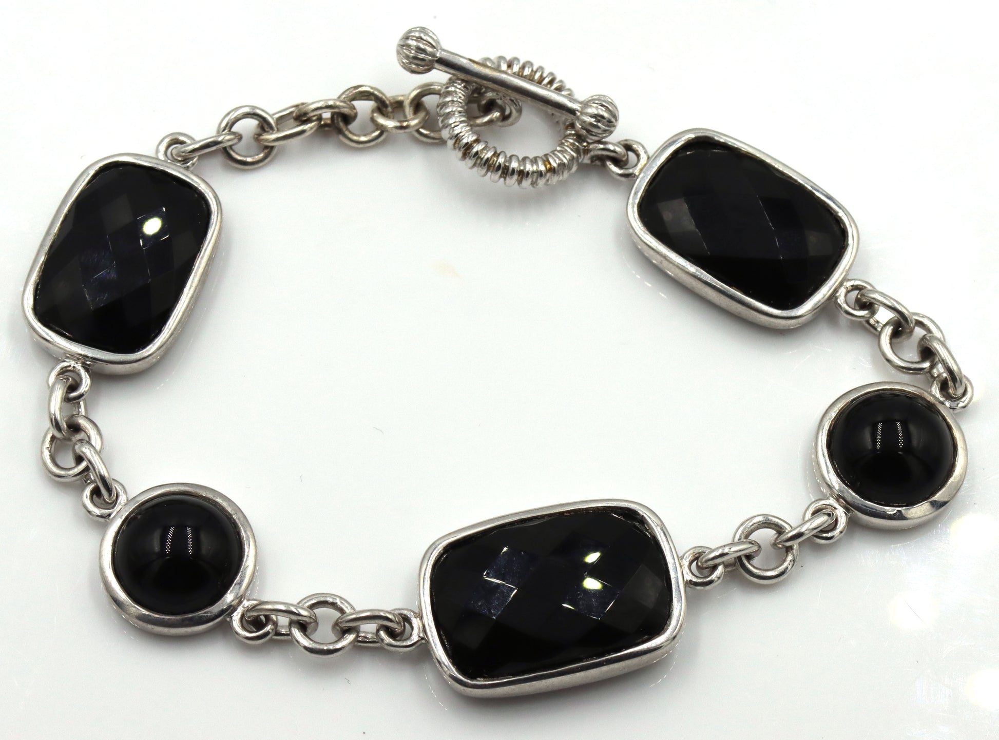 925 sterling Silver Two Buckle Bracelet Lot