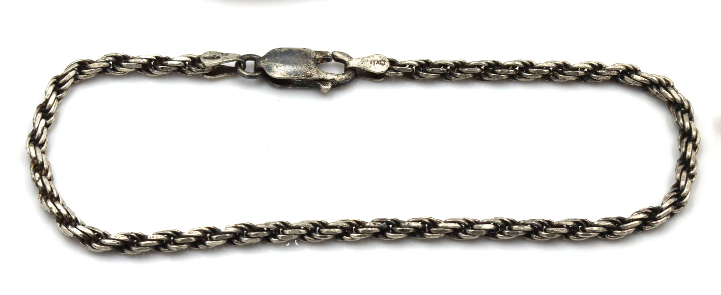 Group lot of Vintage 925 sterling silver 4 bracelets