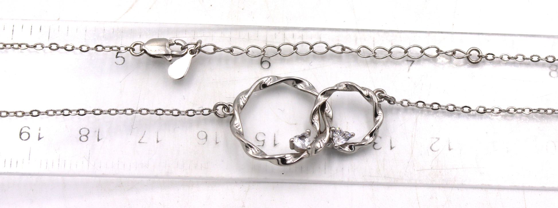 Group lot of Vintage 925 sterling silver necklaces