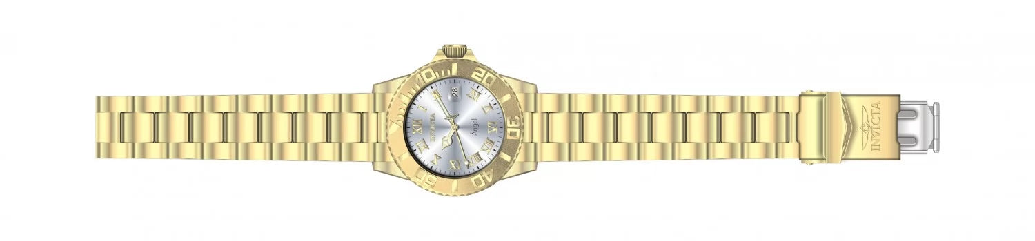 Invicta Women's Angel Quartz 3 Hand Light Grey Dial Watch