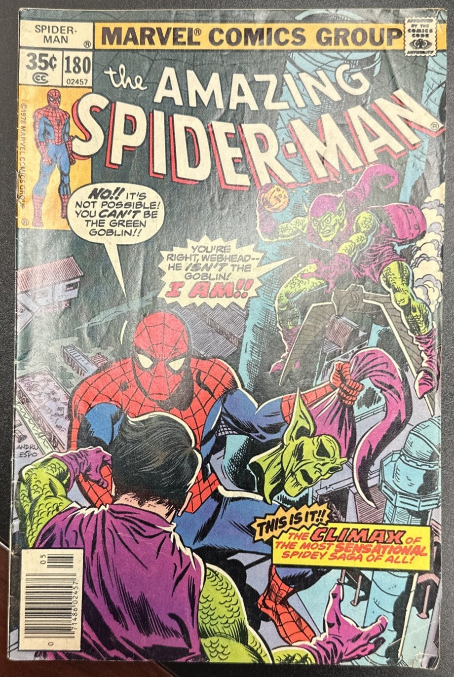Vintage Bronze Age Comic Book Lot of 8 Marvel & DC Batman Spider-Man Hulk Superman