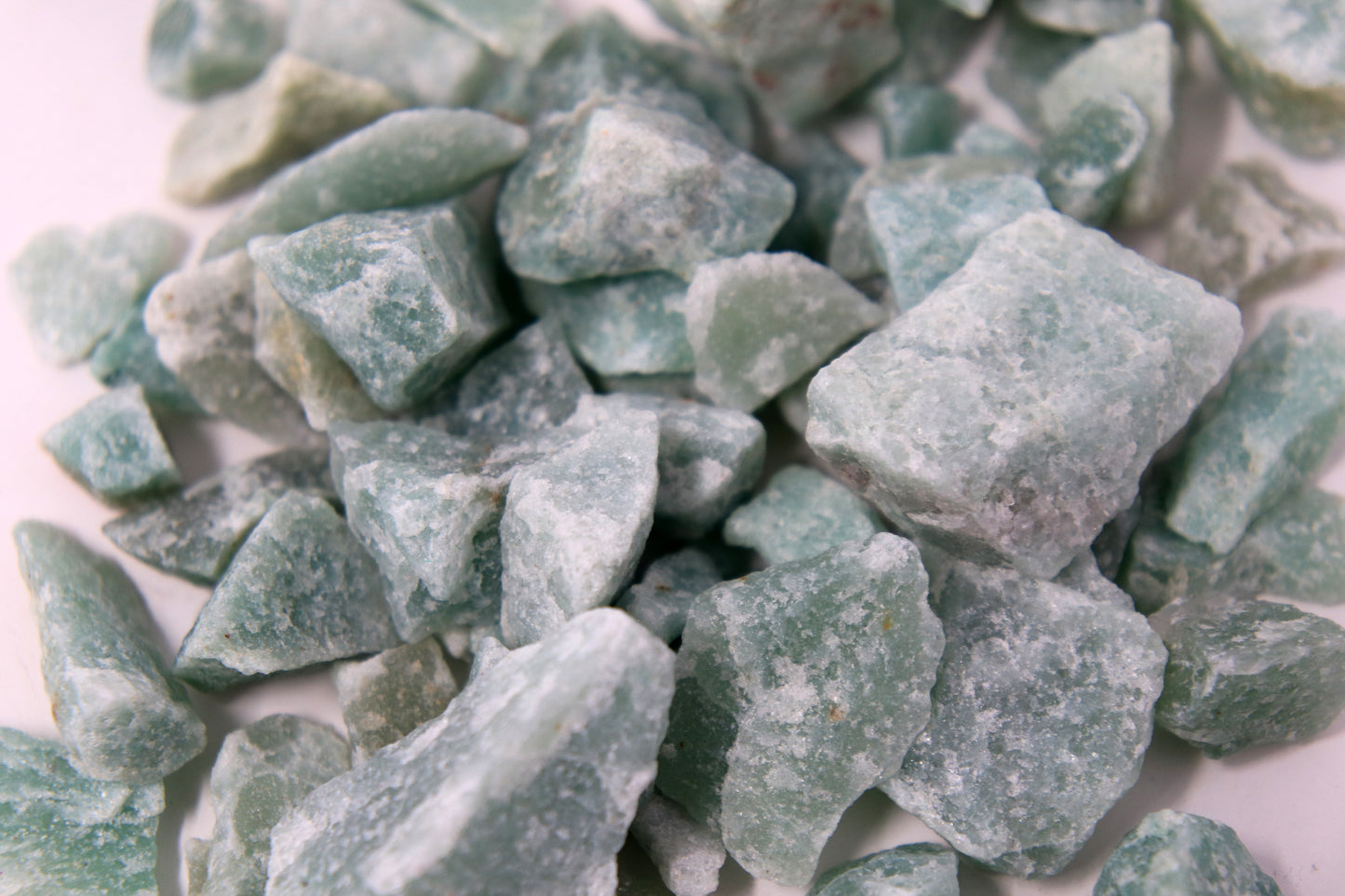 Bag of Green Quartz Gemstones