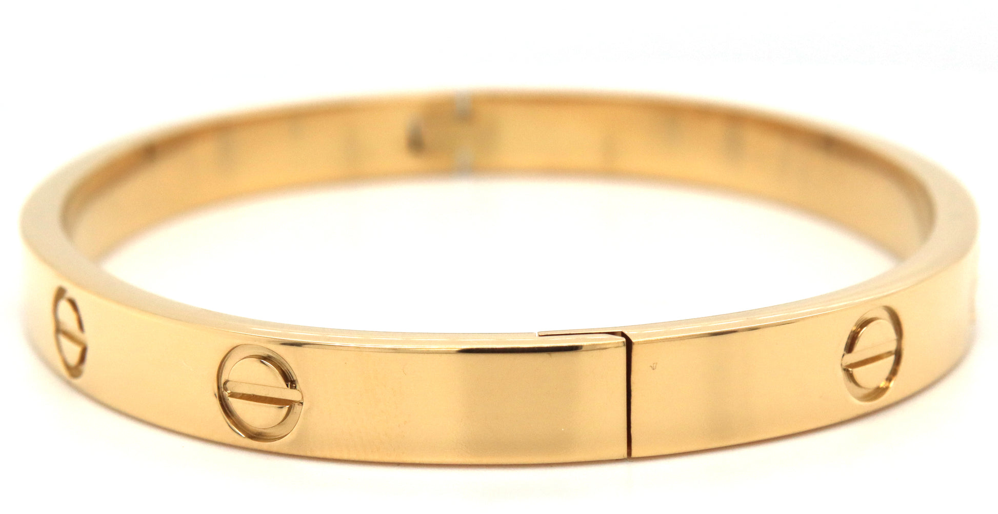 Gold plated bangle bracelet