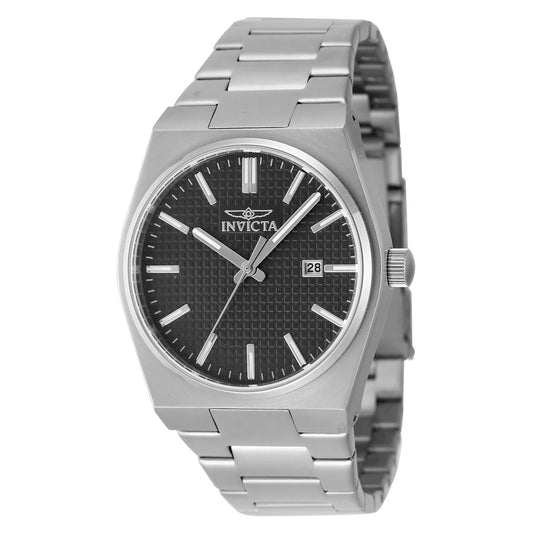 Invicta Men's Speedway Quartz 3 Hand Black Dial Watch