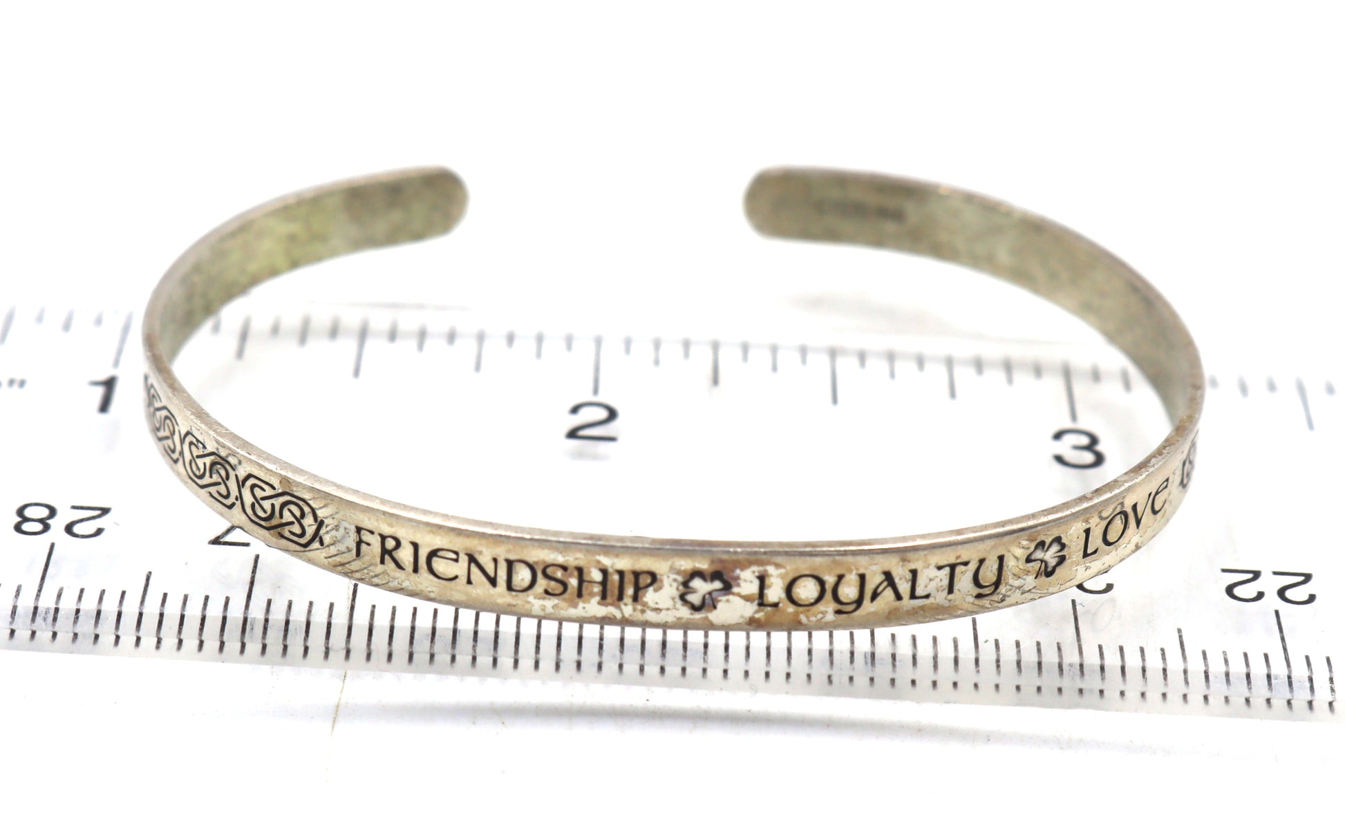 Group lot of 6 Vintage 925 sterling silver bangles
