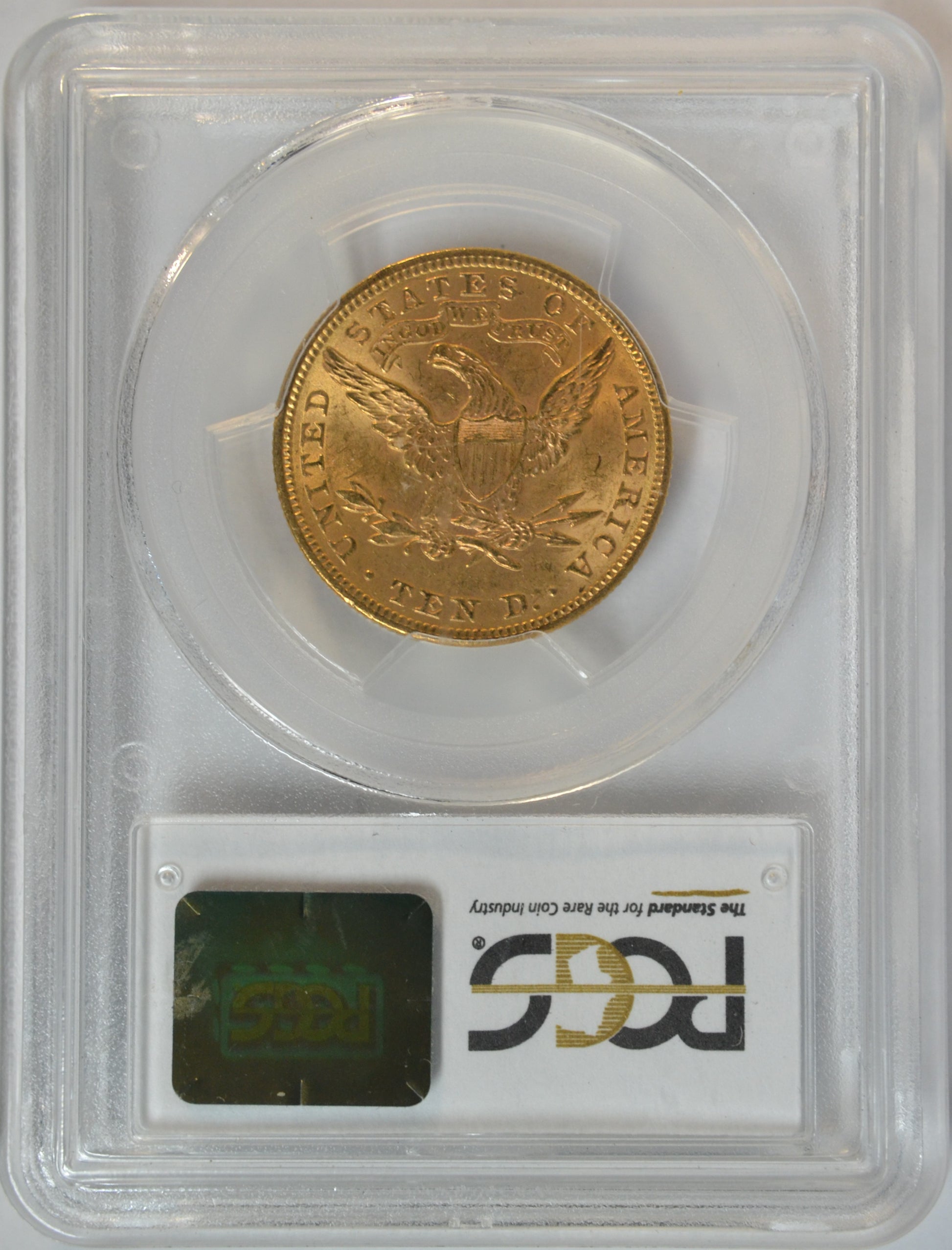 1901 $10 Liberty Gold Piece Coin PCGS MS63