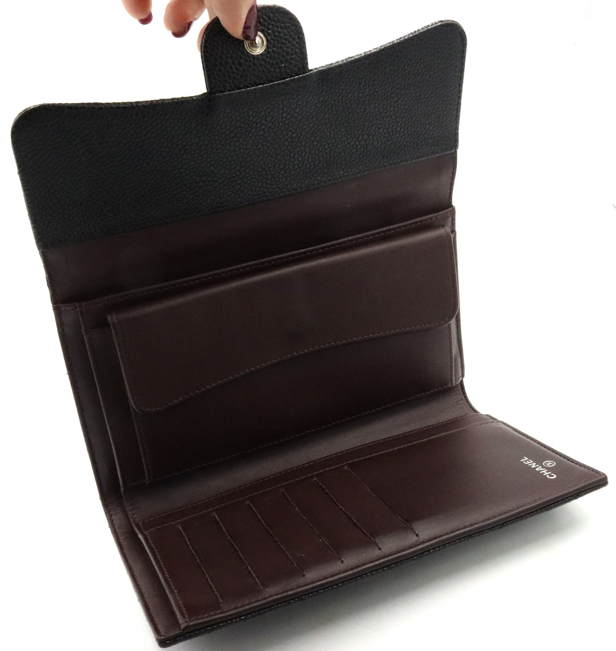 Chanel Caviar leather wallet
